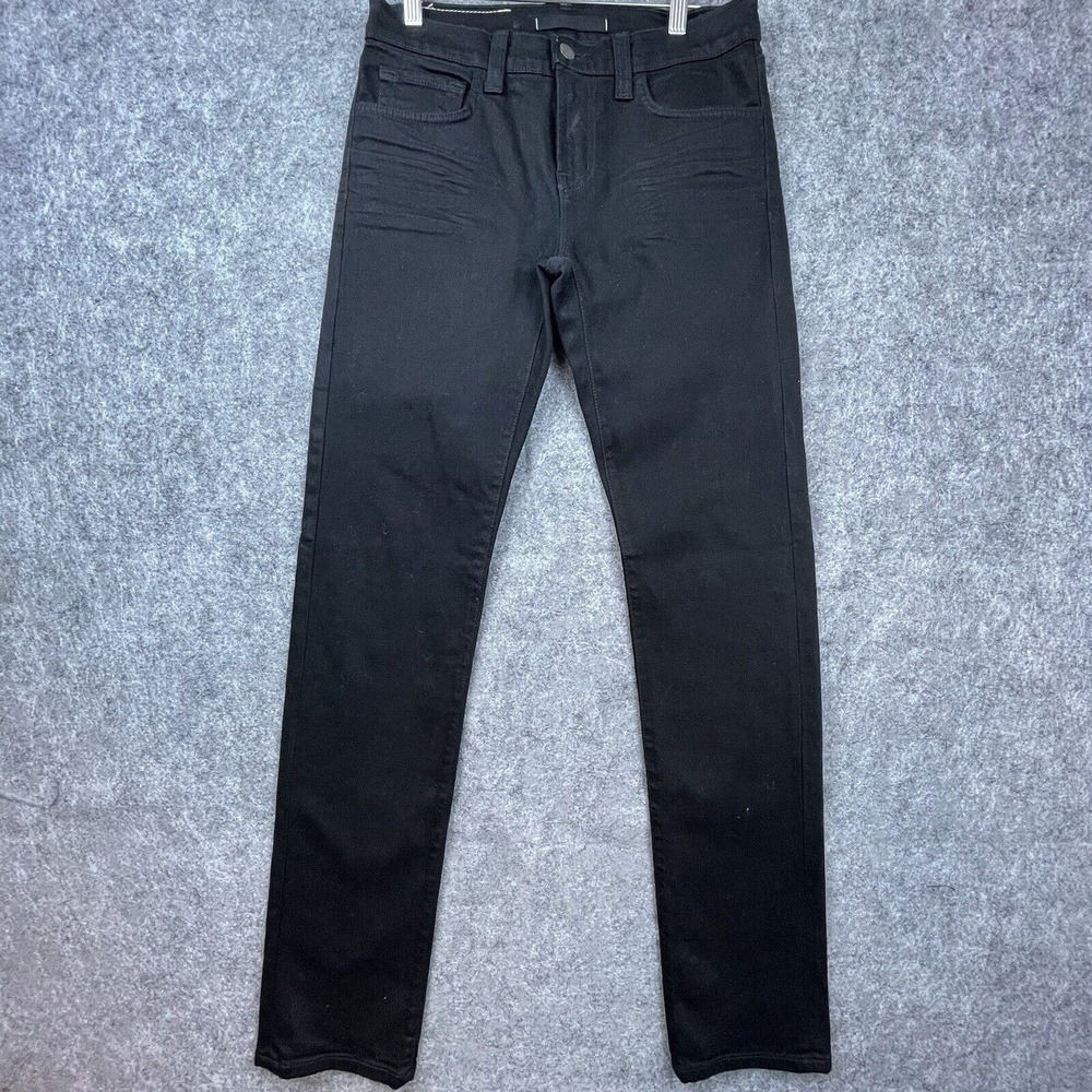 J‎ Brand Jeans Womens 29 Black Slim Skinny Straight USA Rocker